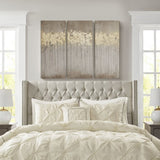 Gold Foil Abstract 3-piece Canvas Wall Art Set B03598820