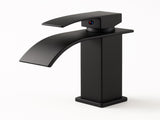Single Handle Bathroom Faucet Lavatory Faucet Stainless Steel Single Hole-TP, Matte BlackUnable 08076153