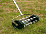 Heavy Duty Rolling Lawn Aerator,Rolling Lawn Aerator, Rotary Push Tine Spike Soil Lawn Aerator 06066024