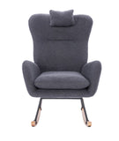 Teddy Upholstered Nursery Rocking Chair for Living Room Bedroom W2069P174789