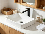 16x12 Inch Rectangle Countertop Vessel Sink, Bathroom Basin for Home, Hotel, Toilet & RV 33203347