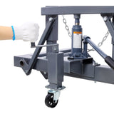1,500 Lb. Capacity, Adjustable Height Dual Wheel Dolly for Large Trucks W465P165885