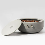 Small concrete round fire pit bowl W853P193938