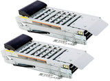 2 Sets Foldable Ferruginous Car Ramp, Portable Easy Fold Lightweight Ramp for Car Truck SUV W46557318