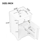 20" Bathroom Vanity with Sink, Bathroom Cabinet with Soft Closing Door, Storage Rack and Adjustable N725P218017B
