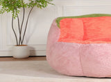 Oversized Bean Bag Chairs,Multicolor Faux Fur Couch Filled with Shredded Sponge,Large Lounger Sofa 66056634