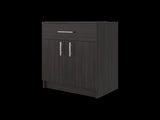 Cope kitchen Pantry in melamine with 2 doors and 1 drawer B128P485379