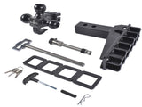 Adjustable Trailer Hitch with Hook, Tri-Ball 17000 LBS 95970833
