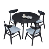 42.01 Inch Saving Place Table,Wooden Dining Table 4 Persons,Modern Design Round Kitchen Table W2582P197664