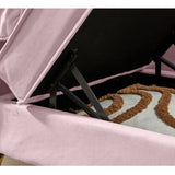 Modern Upholstery Chaise Lounge Chair with Storage Velvet W1097102808