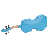 ZNTS 4/4 Acoustic Violin Case Bow Rosin Sky Blue 32162284