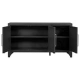 U_Style Designed Storage Cabinet Sideboard with MDFPine veneer , Adjustable Shelves, Suitable for N711P283696B