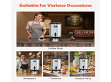 Insulated Beverage Dispenser, 2 Gal/7.6L Stainless Steel Thermal Drink Server with Spigot & 74440290