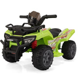 ZNTS 6V Kids Ride-On ATV Car, Powered 4-Wheeler Quad w/ Music Horn USB MP3, 1.9 MPH Max Speed, Electric W2181P190018