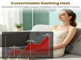 Air Pressure Lumbar Supportr, 2 Modes with Heat & Vibration, Rechargeable Back 72879768