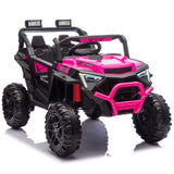 24V 400W Kids Ride On Electric UTV W/Parents Remote Control,Four-Wheel Suspension,LED W1578P284294