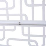 Outdoor & Indoor Privacy Metal Privacy 76" H48" W, Freestanding Decorative Privacy W465P193251