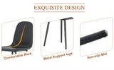 Modern Minimalist Black Dining Chair Set - Four Chairs per Box, Stable and Comfortable.Modern W1151P224750