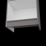 Sutton Slim Bookcase with Modern 5-Shelf Design B128P176170