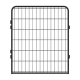 ZNTS 12 Panels Heavy Duty Metal Playpen with door,31.7"H Dog Fence Pet Exercise Pen for Outdoor 41140837