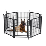 ZNTS Dog Playpen 8 Panels 32" Height Heavy Duty Dog Fence Puppy Pen for Large Medium Small Dogs Indoor 88549698