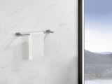 Bathroom Hardware Set, Thicken Space Aluminum 6 PCS Towel bar Set- Gun Grey 24 Inches Wall Mounted 28366551