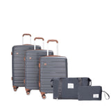 5-Piece Set ,PP Hardshell Carry on Luggage Set with TSA W284P210223