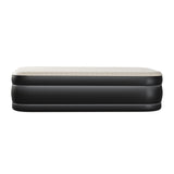Twin Air Mattress with Built-in Pump, 18in Foam Topper Blow up Mattress, Quick Inflation/Deflation 48417832