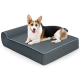 ZNTS Orthopedic Dog Bed Dog Sofa with Headrest and Removable Washable Cover 35691235