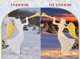 5.6FT 2-Piece 2D Christmas Light Decoration with 110 Warm White LED Lights, 30V 3.6W Christmas 71889398