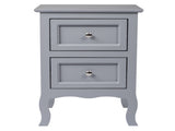2pcs Country Style Two-Tier Night Tables Large Size Grace 82072518