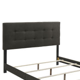 Charcoal Tufted Queen Panel Bed B062P153532