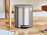Bathroom Trash Can, 3.1 Gallon Small Stainless Steel Step Garbage Bucket Bin with Soft Close Lid, 42733836
