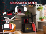 42" Gothic Cat Tree, Halloween Cat Tower Cat Tree with Spacious Cat Condo, Brach Shaped Scratching 66263923
