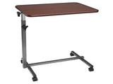Multifunctional Adjustable Bedside Table MDF Iron Movable Sofa Side Table 4-Wheeled Small Computer 56326087