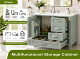 30" Bathroom Vanity, Modern Bathroom Cabinet with Sink Combo Set, Bathroom Storage Cabinet with 1 N729P370363F