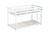 Solid Wooden , Solid Rubber Wooden Twin over Twin Loft Bed with Ladder ,Upper and Bottom Bed W504P191646