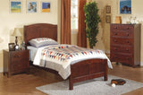 Contemporary Dark Oak Finish 1pc Chest of Drawers Plywood Pine Veneer Bedroom Furniture 5 drawers HS00F4235-ID-AHD