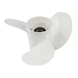 Aluminum Alloy Boat Propeller 19" x 13" White Fit for Yamaha Outboard Engines 85HP 90HP 15 Spline 66784736