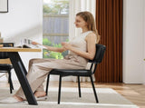 Dining Chairs Set of 2, Mid Century Modern Kitchen Chairs with Faux Leather for Kitchen, Living 18044517