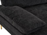 U-Shaped 4-Seat Indoor Modular Sofa Black--Same type97152732 36749210