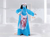 6.1 ft Animated Zombie Nurse Halloween Animatronic, Life Size Standing Scary Nurse Prop with 78822086