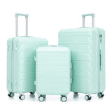 3 in 1 ABS&PC Trolley Box 20in 24in 28in Trolley Box Iron Tie Rod ABSPC Alloy Mint Green 59873095