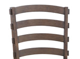 Pascaline Gray Fabric, Rustic Brown & Oak Finish Side Chair B2726P255347