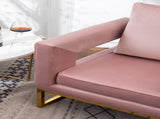 Lenola Contemporary Upholstered Accent Arm Chair, Pink T2574P164512