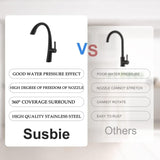 Stainless Steel Pull Out Kitchen Faucet W1217125154