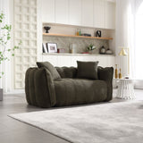 Soft beanbag chair with high resilience foam core for two people. The comfortable square recliner W1996P182162