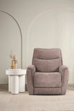 Man Wah Brisbane Manual Upholstered Swivel Recliner, Jasper B2707P311398