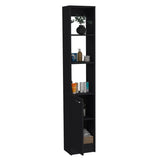 Parks Linen Bathroom Storage Cabinet with one Doors, Tall Bathroom Cabinet with 6 Shelves, for B070P188843