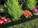 Plastic Lawn Edging, Interlocking Garden Landscape Border, 20Piece 16ft Flexible PP Garden Edging 43859441